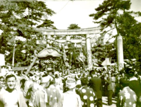 写真：海神社の神輿