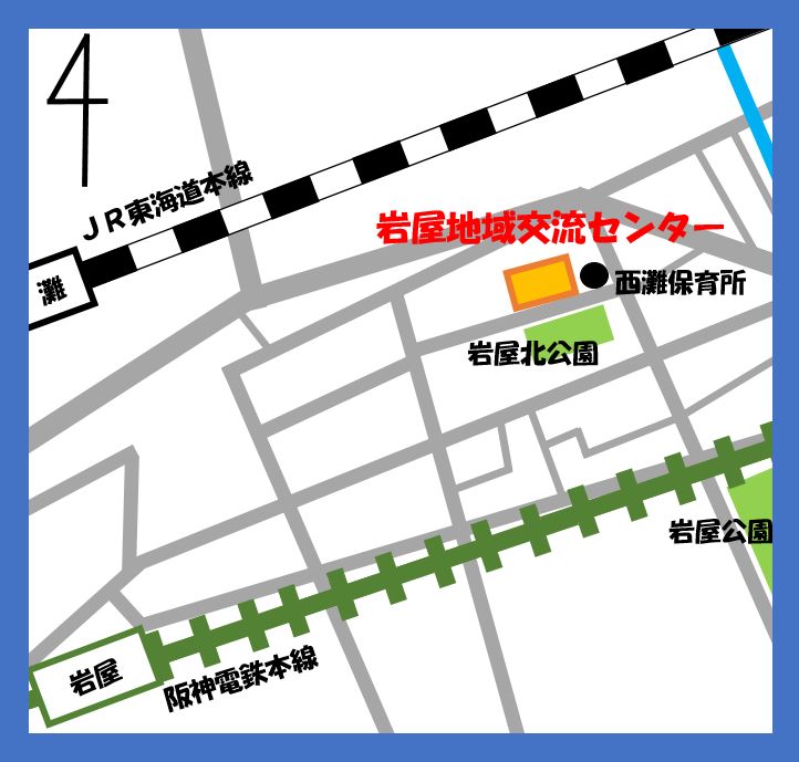 岩屋地図
