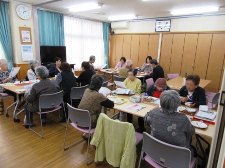 花谷地域福祉センターでの活動の様子