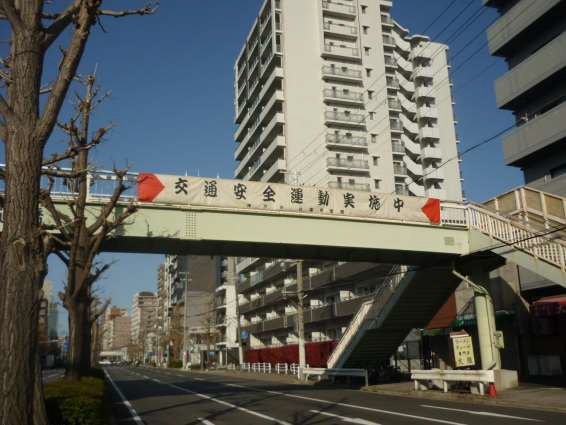 交通安全運動横断幕1