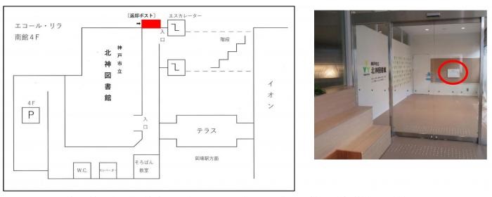 北神図書館返却ポスト