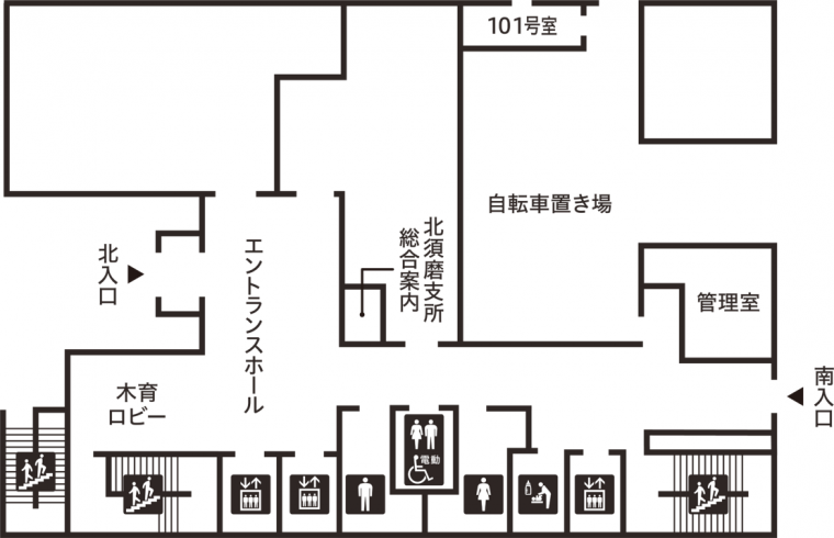  支所1階