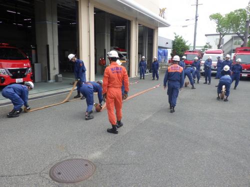 ホース延長訓練