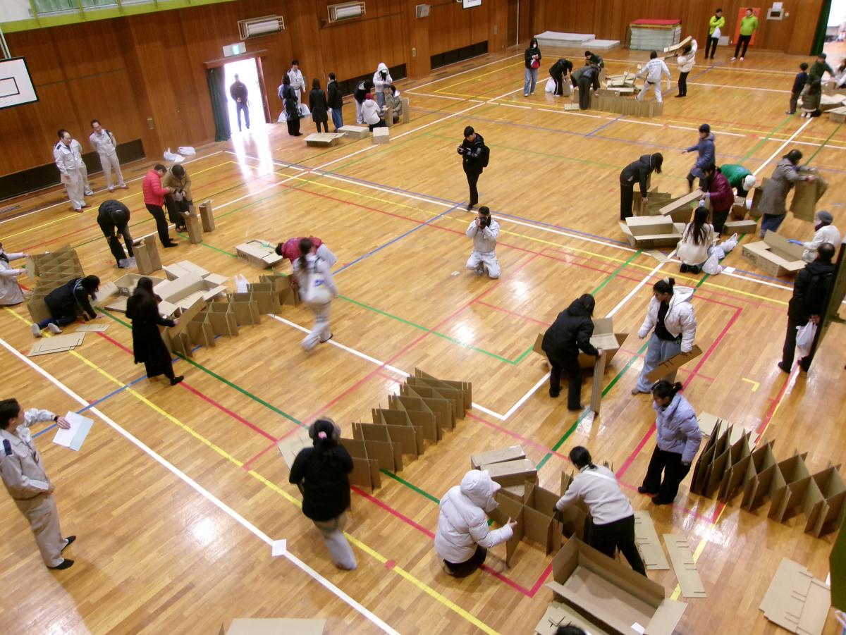 避難所開設1