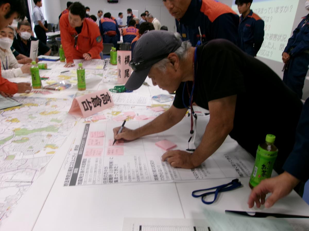 図上訓練の様子その3