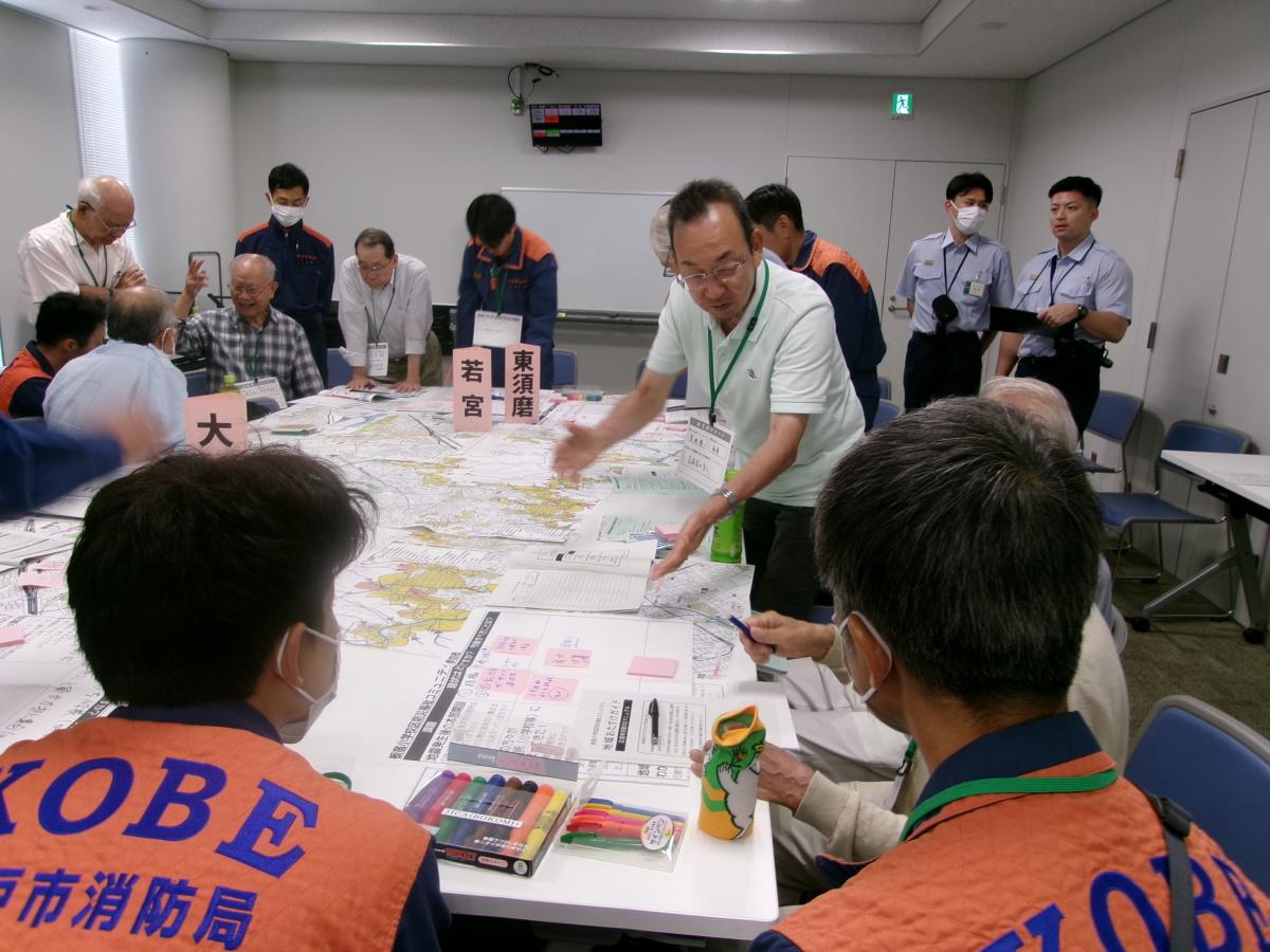 図上訓練の様子その4