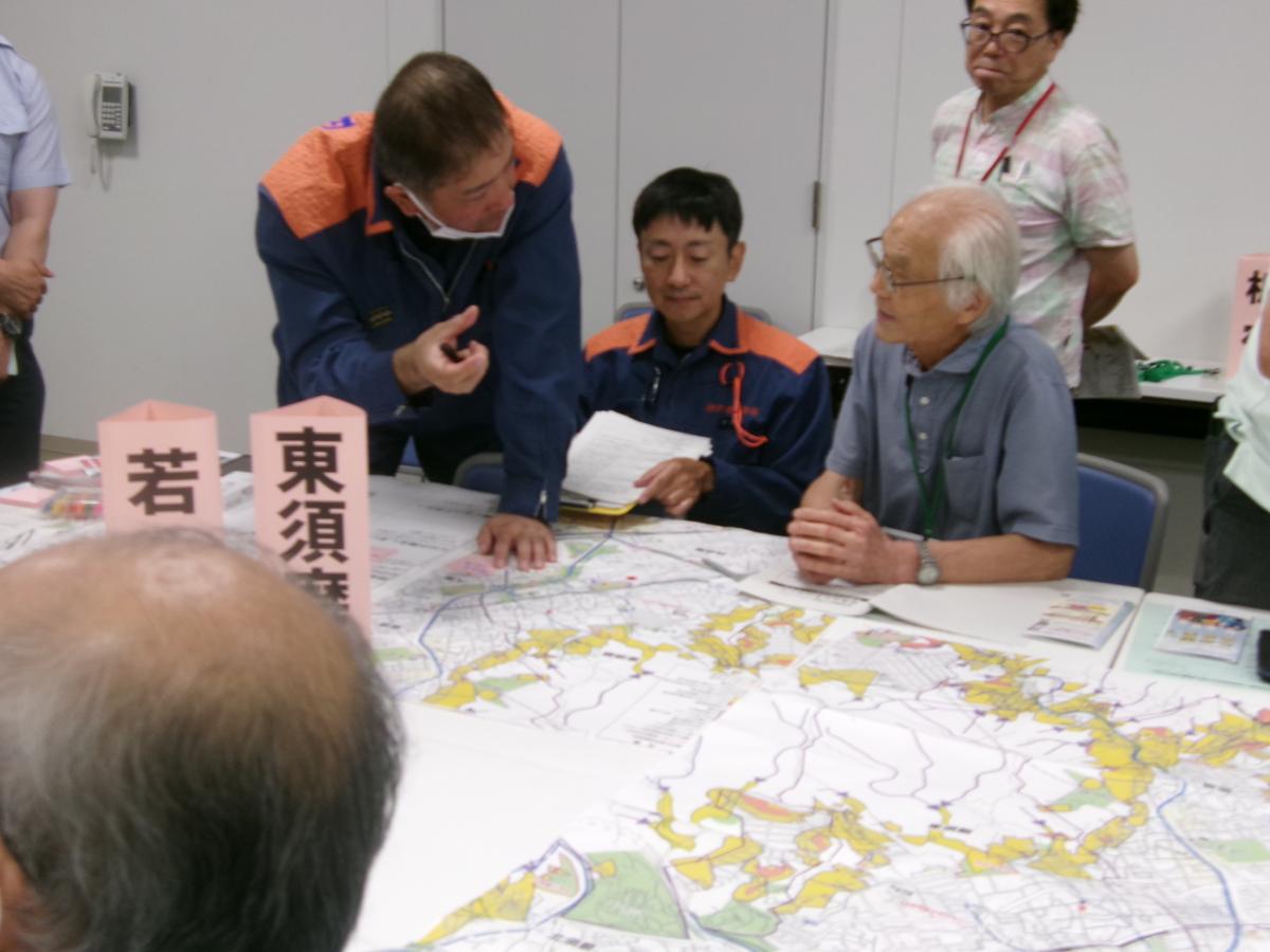 図上訓練の様子その1