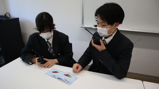 学院付属無線送信訓練送信