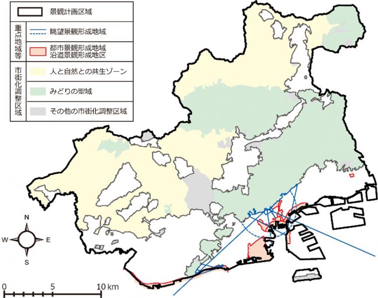 景観計画区域図