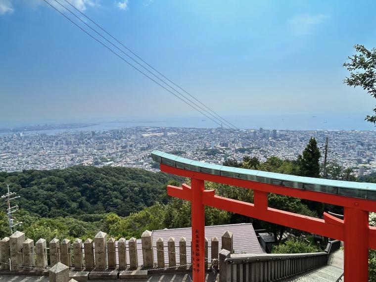 山頂からの景色