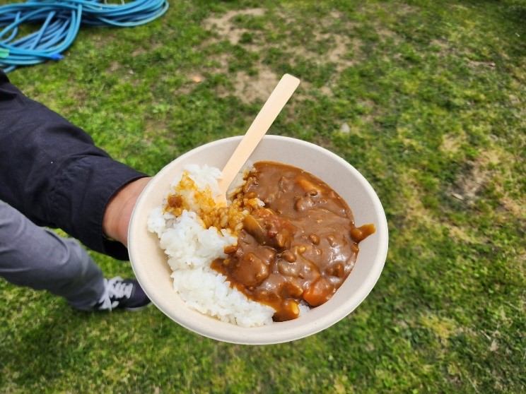 春の古墳まつりカレー
