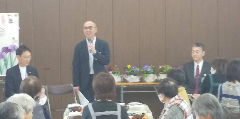 エコノバ開設とふれあい昼食会エコノバ説明