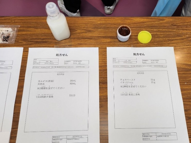 徳洲会病院健康フェスタ薬剤師体験3