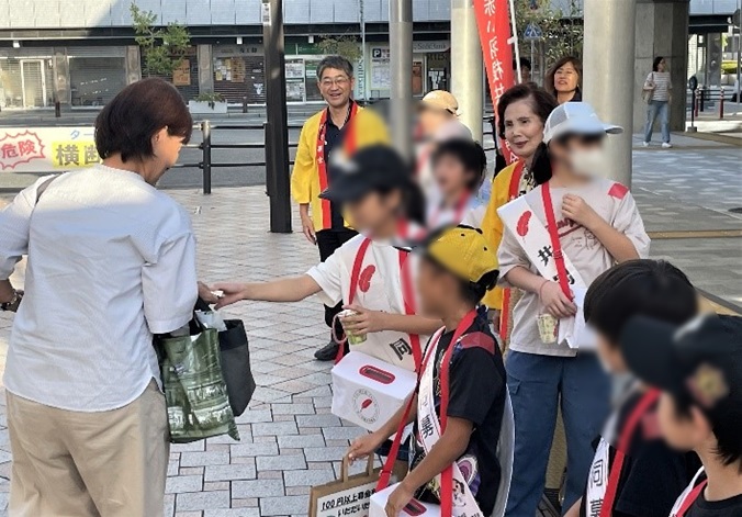 25赤い羽根共同募金スタート2