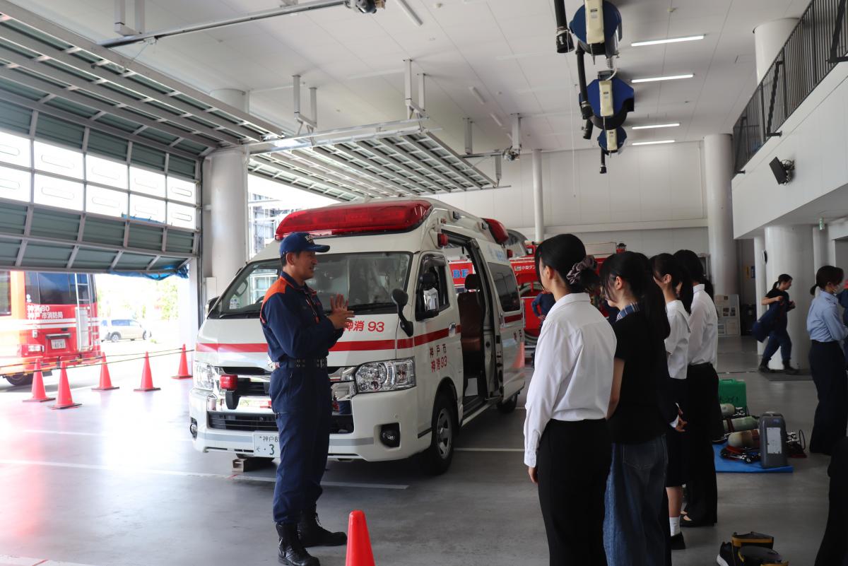 車両見学0807
