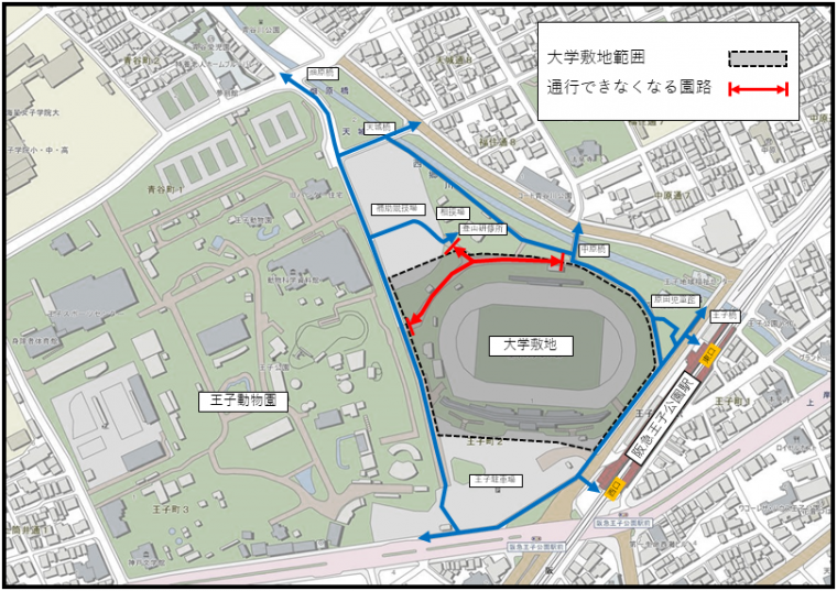 通行止め案内画像