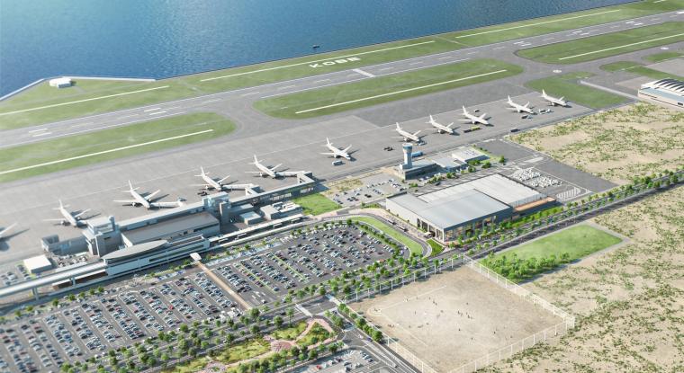 2025年の神戸空港（イメージ）