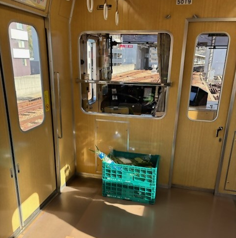 乗車中の荷物