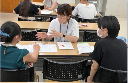 学習支援の様子