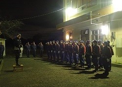 西消防団年末特別警戒