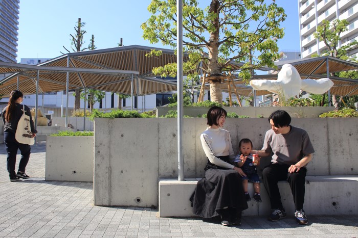 灘駅　駅前広場