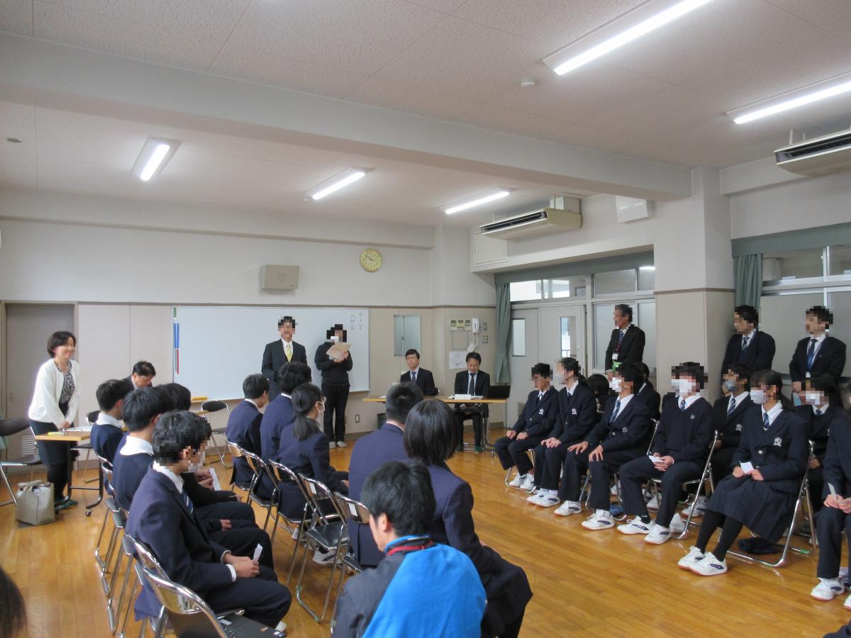 八多学園でスクールミーティングを実施