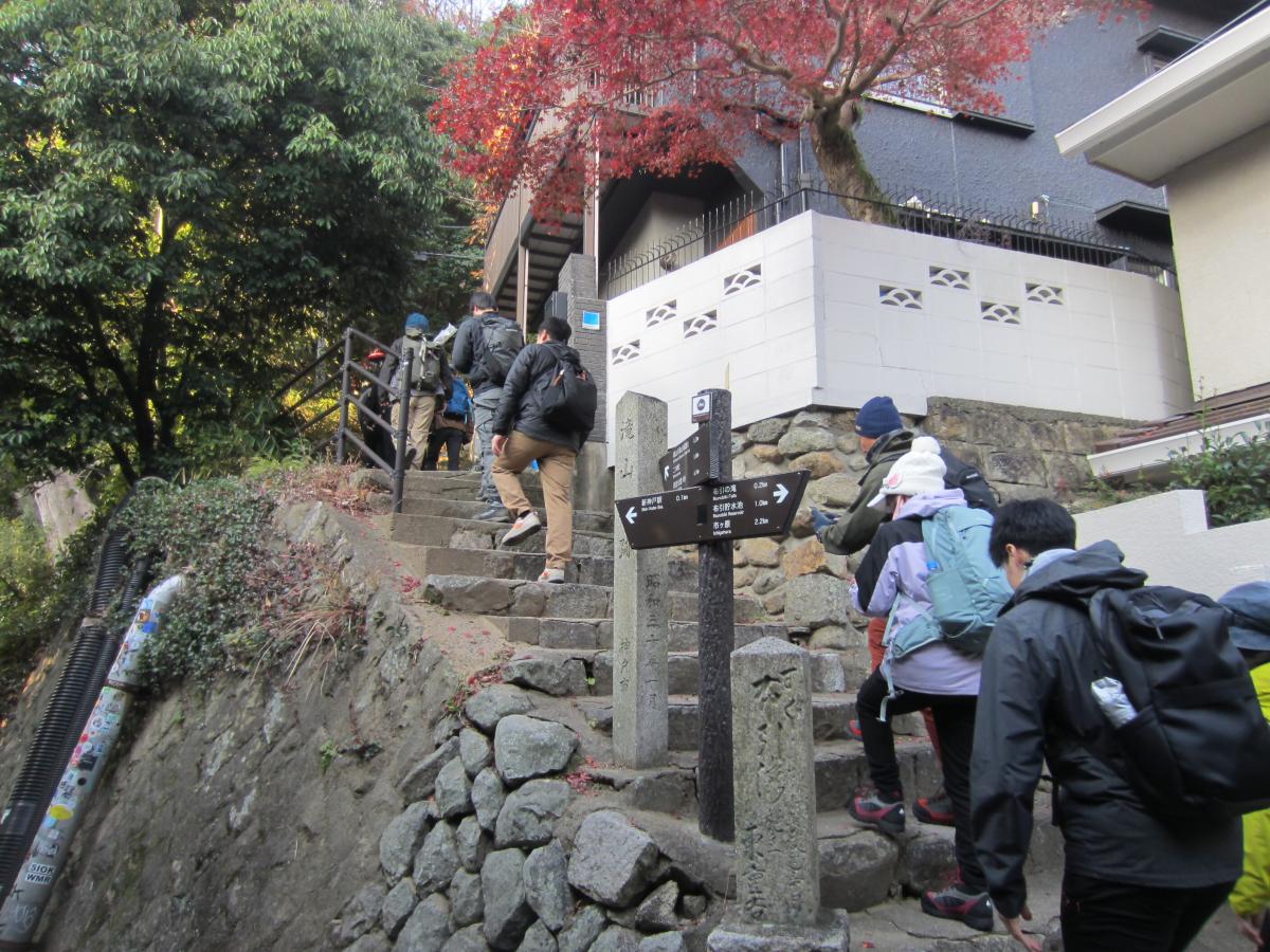 登山口の入口