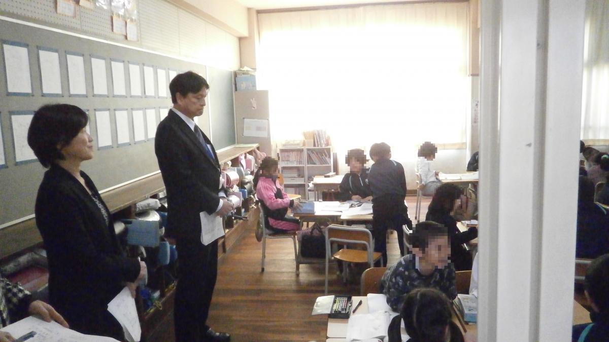 向洋小学校でスクールミーティングを実施