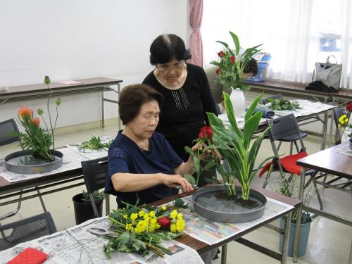 生け花の様子2