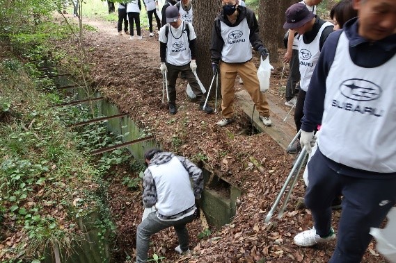 清掃活動の様子