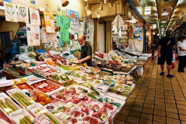 写真：昔の風景も残る下町