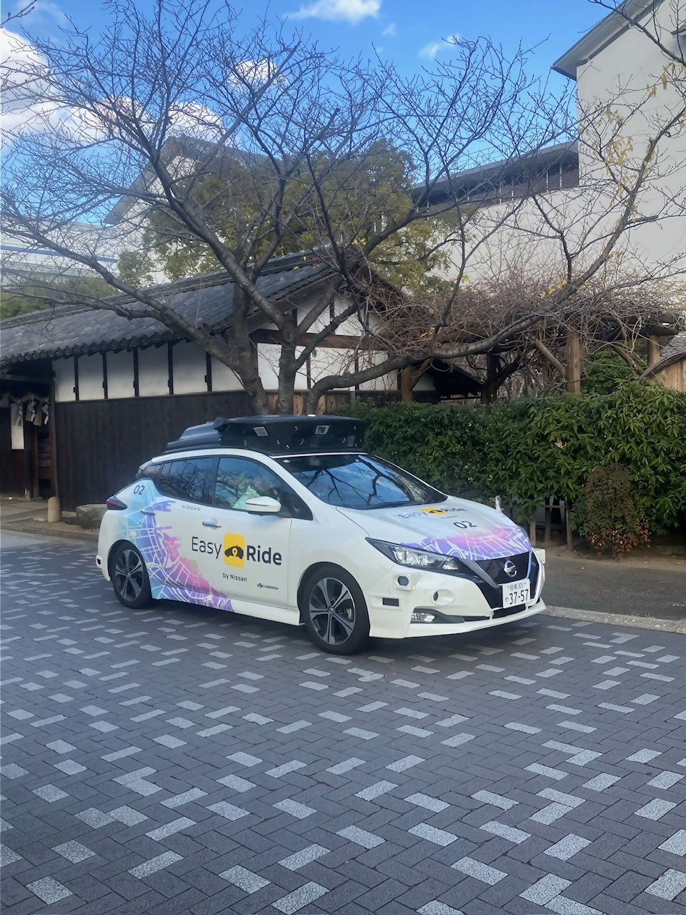 自動運転実証実験（灘五郷酒蔵エリア）