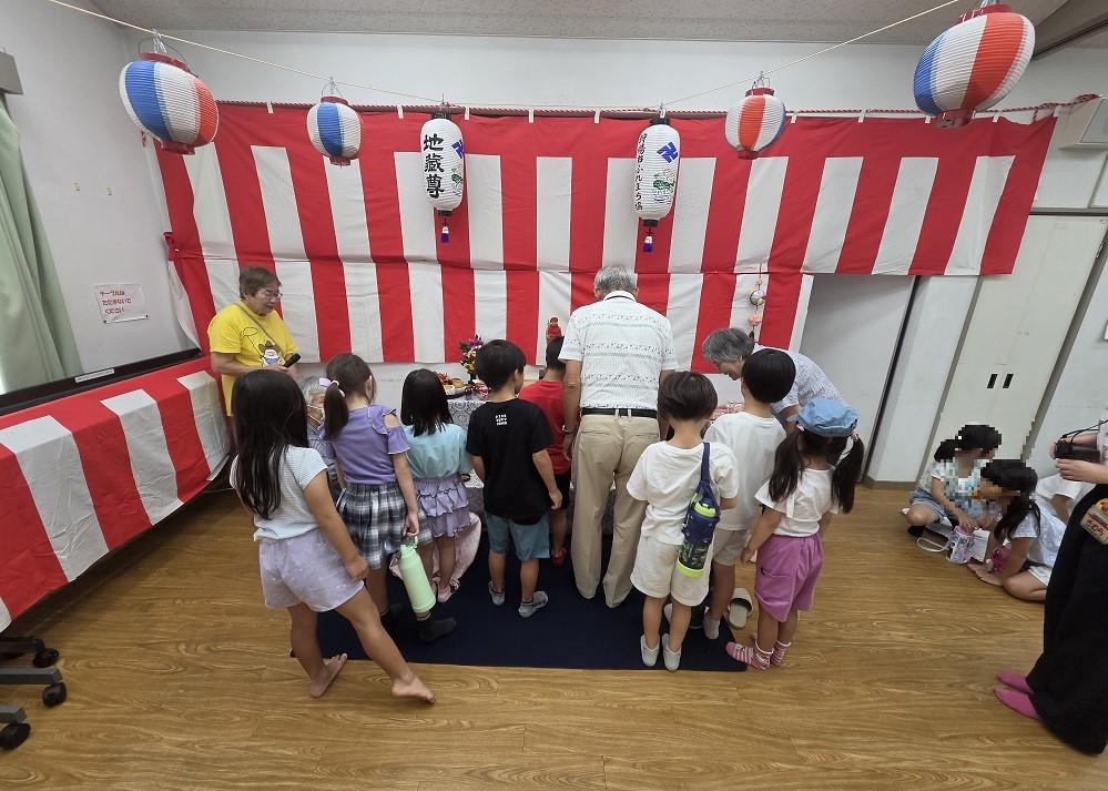 地蔵盆まつりの様子