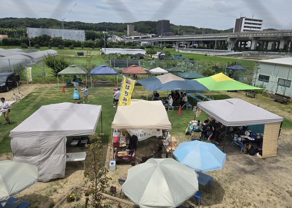 音楽と農業の祭典の様子