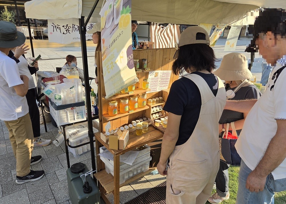 出店の様子