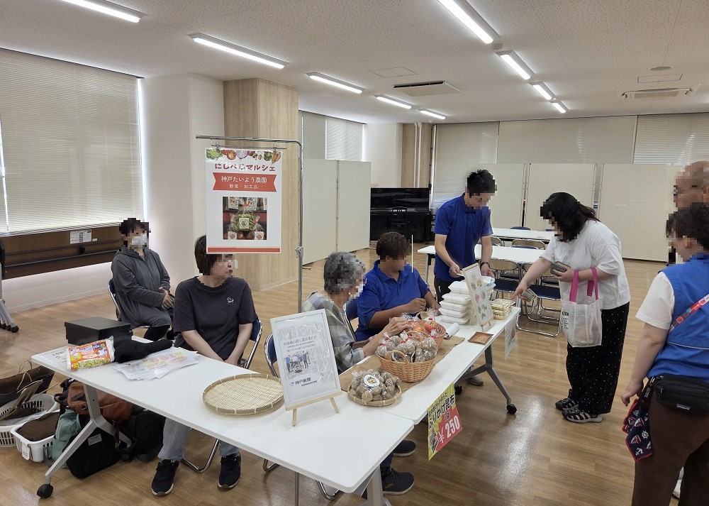 にしべじマルシェの様子