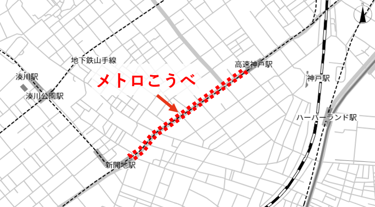 メトロ全体位置図