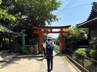 ゴール手前鳥居